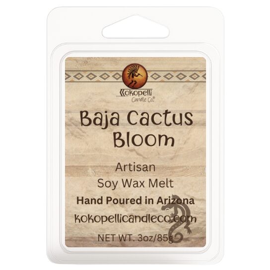 Baja Cactus Bloom Wax Melt Kokopelli Candle Co.