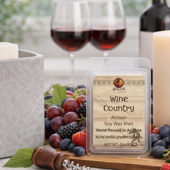 Wine Country Wax Melt Kokopelli Candle Co.