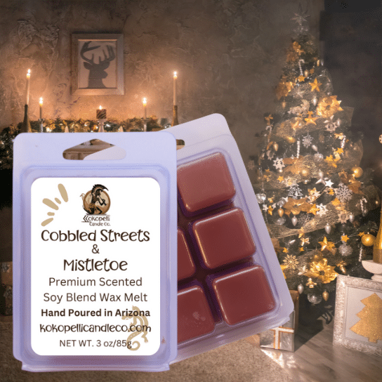 Cobbled streets and Mistletoe Wax Melt