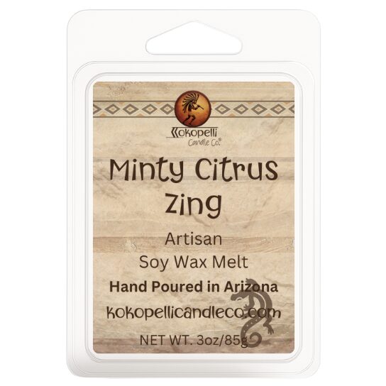 Minty Citrus Zing Wax Melt Kokopelli Candle Co.