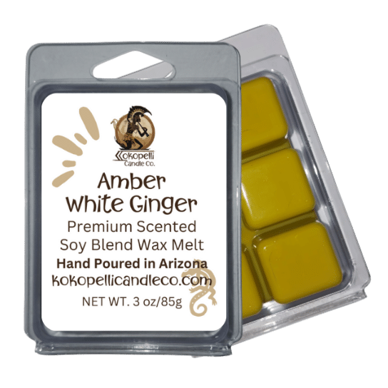 Amber white Ginger Wax Melt