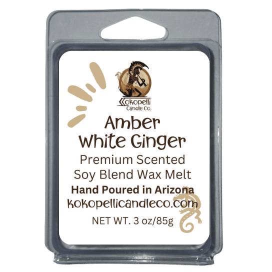 Amber white Ginger Wax Melt