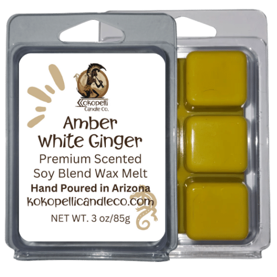 Amber white Ginger Wax Melt