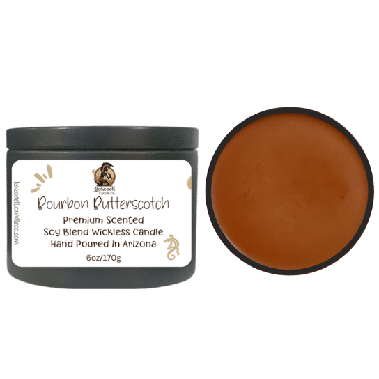 Bourbon Butterscotch Wickless Candle