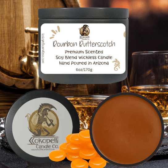 Bourbon Butterscotch Wickless Candle