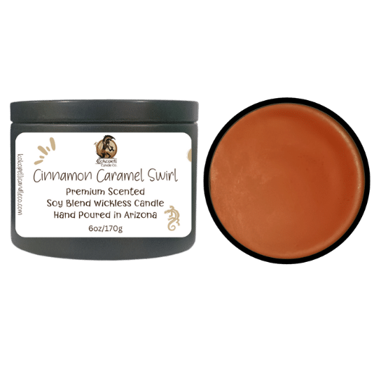 Cinnamon Caramel Swirl Wickless Candle