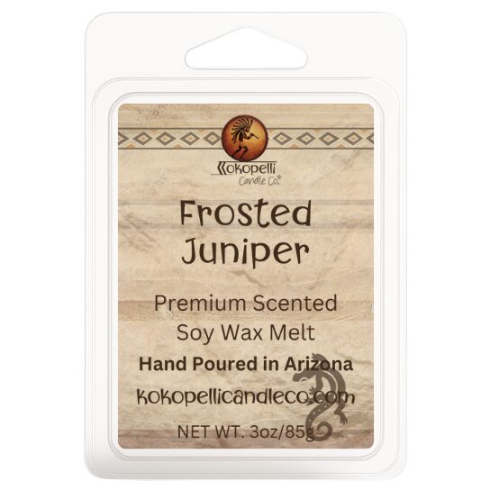 Frosted Juniper Wax Melt kokopelli Candle Co.