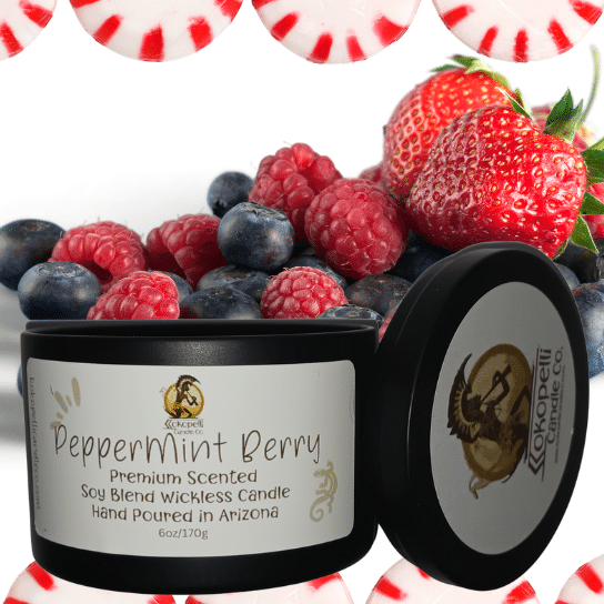 Peppermint Berry Wickless Candle