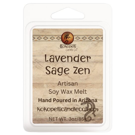 Lavender Sage Zen Wax Melt Kokopelli Candle Co.