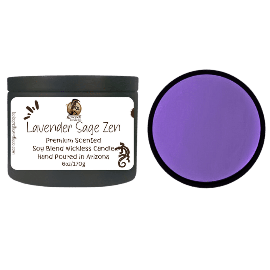 Lavender Sage Zen Wickless Candle