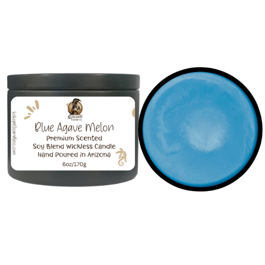 Blue Agave Melon Wickless Candle