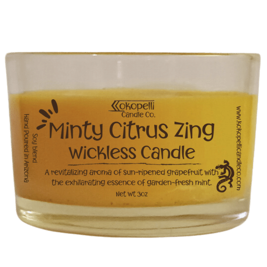 Minty Citrus Zing 3oz Wickless Candle