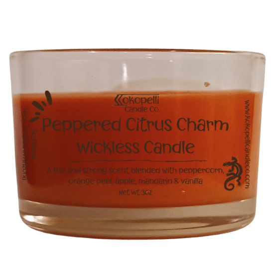 Peppered Citrus Charm 3oz Wickless Candle