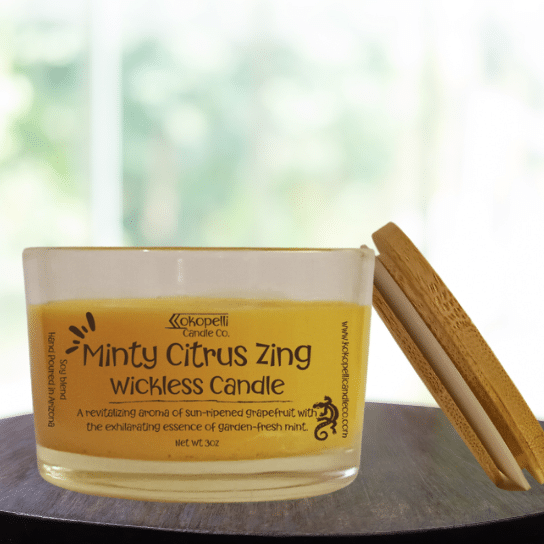 Minty Citrus Zing Wickless Candle