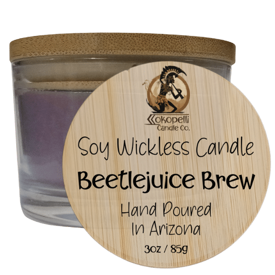 Beetlejuice Brew wickless candle