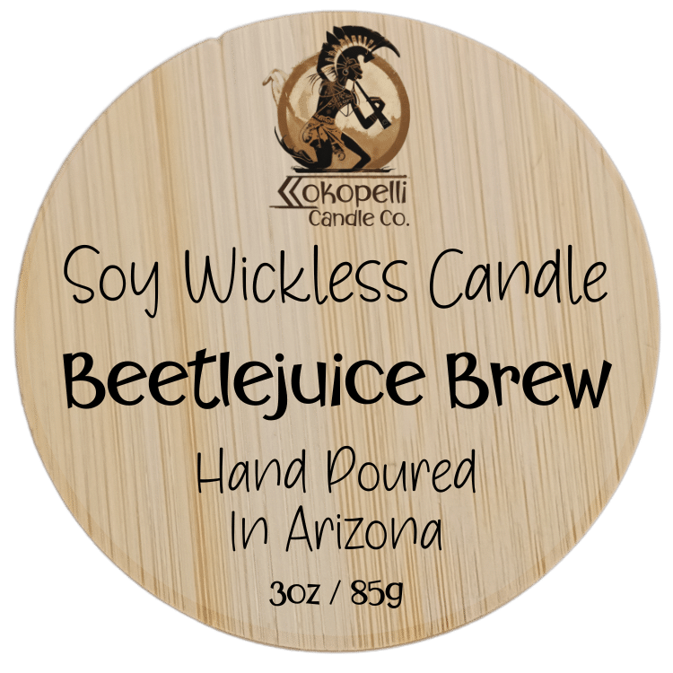 Beetlejuice Brew wickless candle