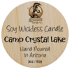 Camp crystal lake wickless candle