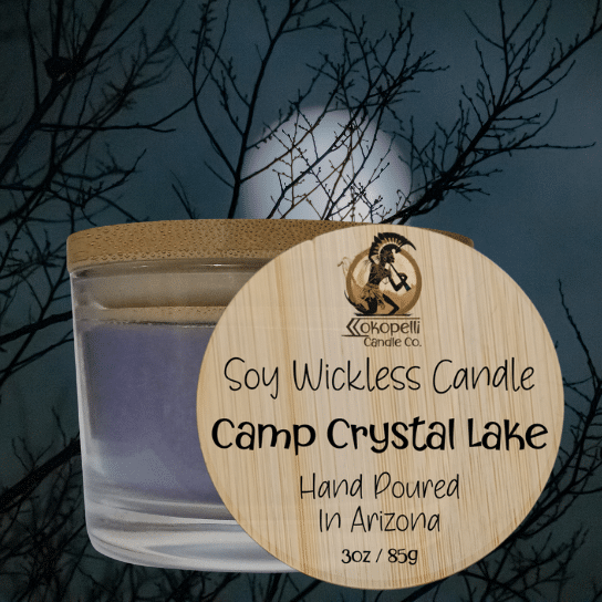 Camp crystal lake wickless candle