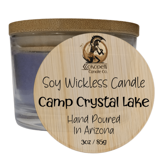 Camp crystal lake wickless candle