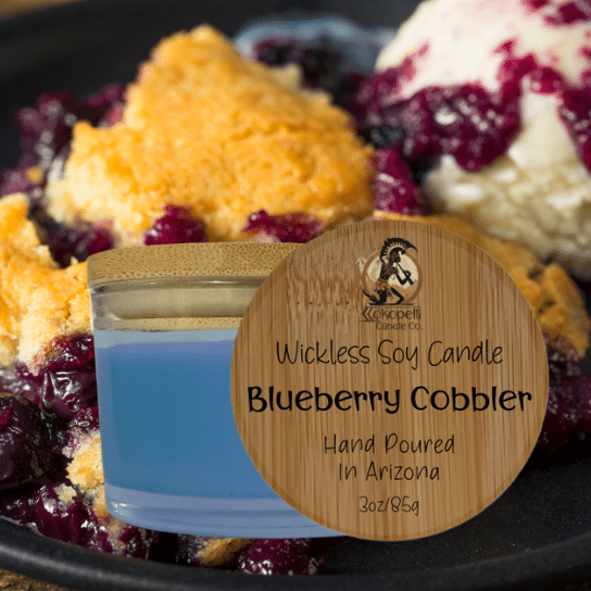 Blueberry Cobble Wickless Candle 3oz