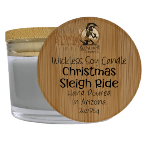 Christmas sleigh Ride Wickless Candle