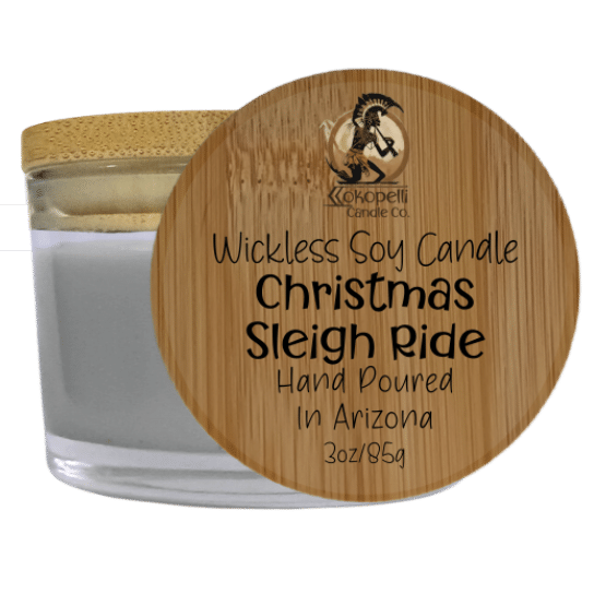 Christmas sleigh Ride Wickless Candle