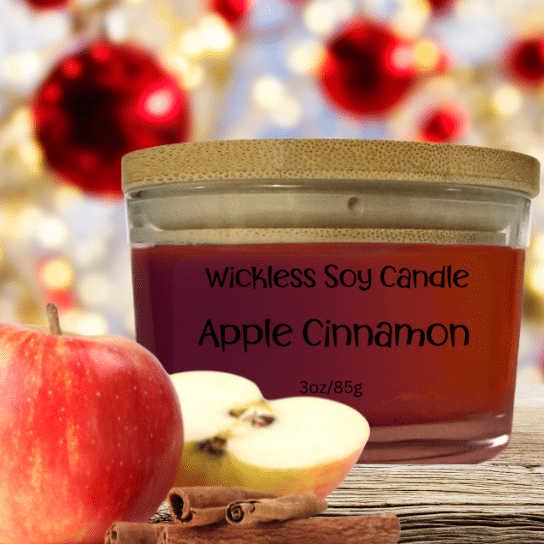 Apple Cinnamon Wickless Candle 3oz