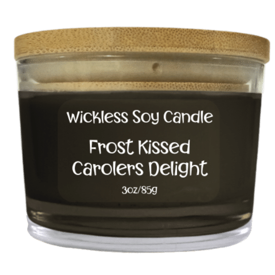 Frost Kissed Caroler's Delight Wickless Candle