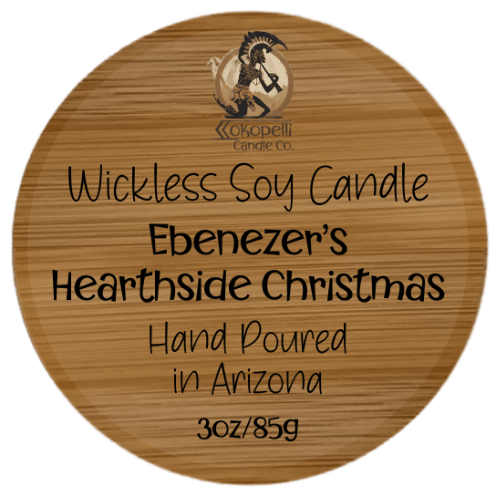 Ebenezers Hearthside Christmas Wickless Candle