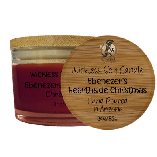 Ebenezers Hearthside Christmas Wickless Candle