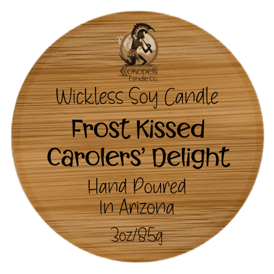 Frost Kissed Caroler's Delight Wickless Candle