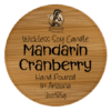 Mandarin Cranberry 3oz Wickless Candle Kokopelli Candle Co.