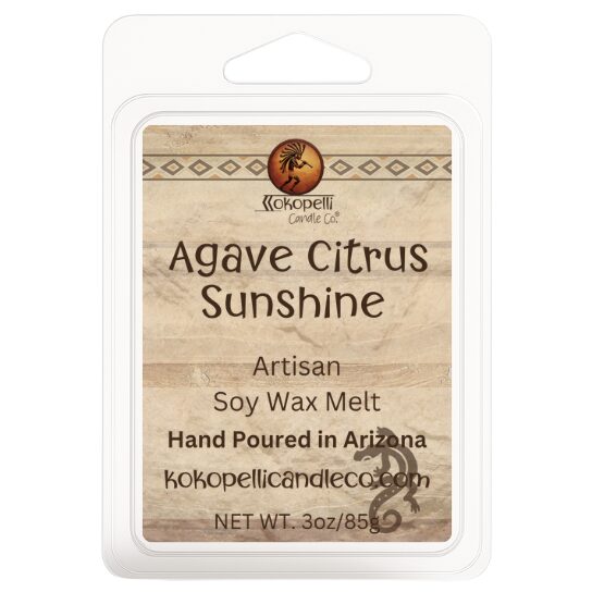 Agave Citrus Sunshine Wax Melt Kokopelli Candle Co.